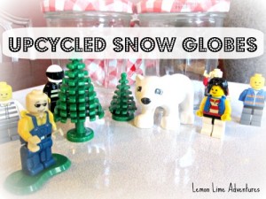 upcycled snowglobes