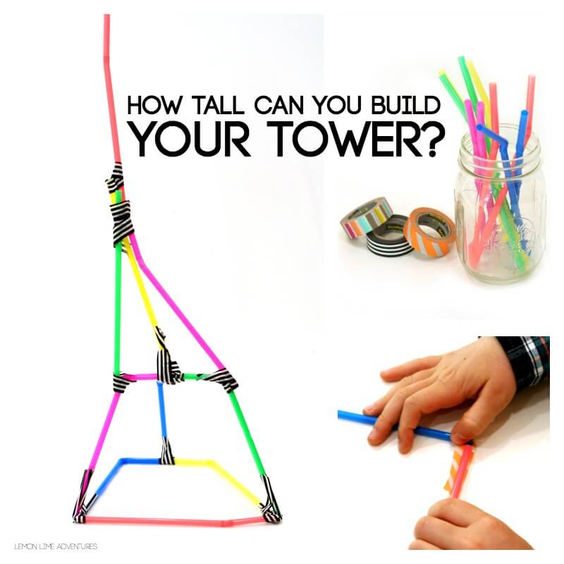 How To Build A Water Tower Using Straws 42
