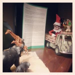 Elf on the shelf writing prompt