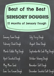 12 months of Sensory Dough