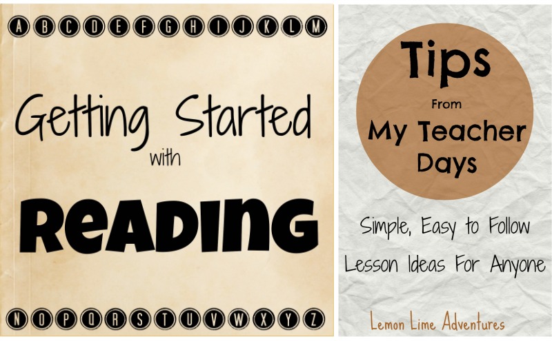 homeschool getting started with reading
