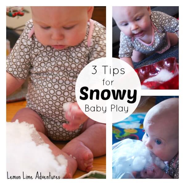 3 Tips for Snowy Baby Play