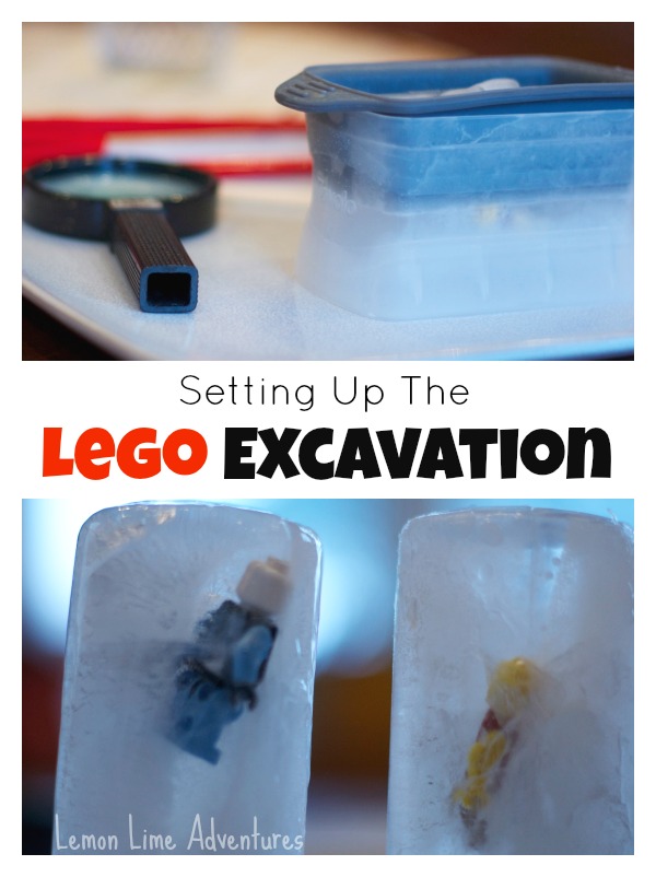 Setting up a Lego Excavation