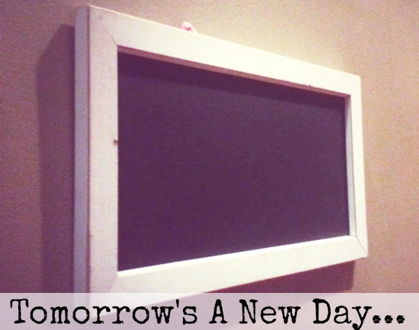 Tomorrow's A New Day