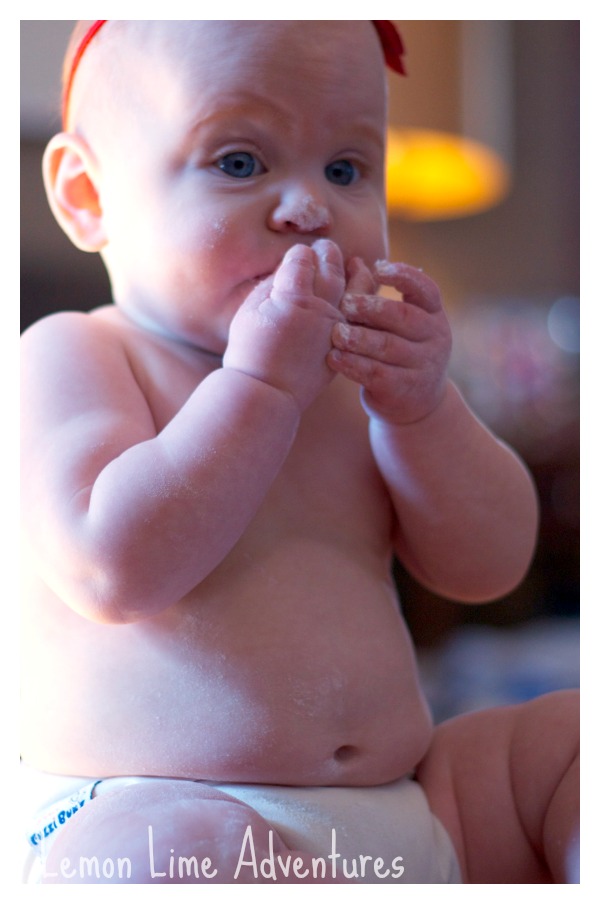 Baby Flour Sensory Bins