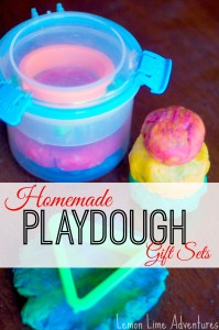 Homemade Playdough Gift Sets