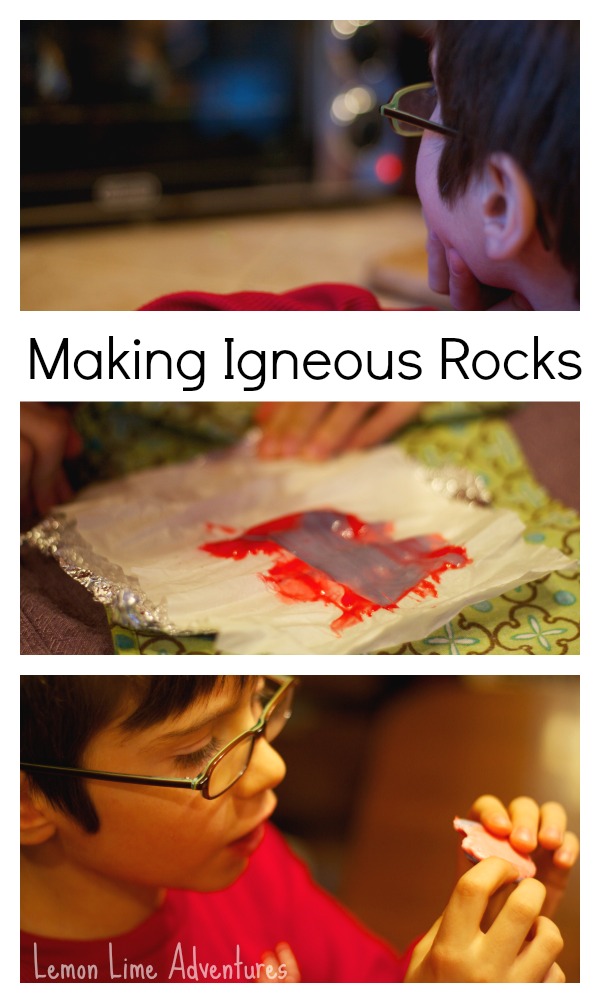 Rock Cycle for Kids: Making Igneous Rocks with Starburst