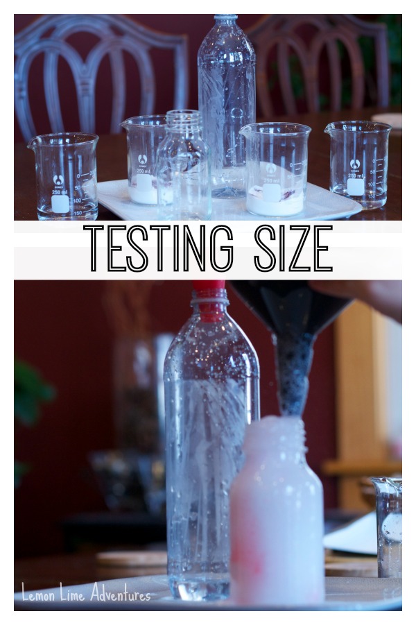 Simple Science Testing Size