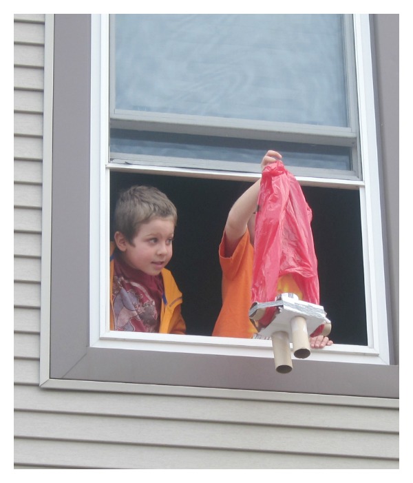 2nd story egg drop trial