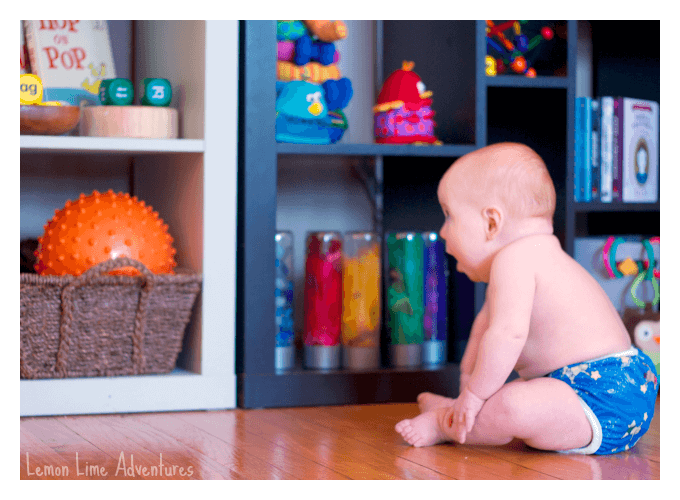 Reggio Inspired Baby Play Spaces with Baskets