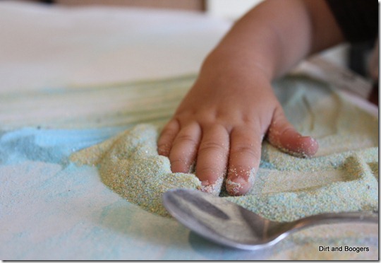 Sand Play | Painting with Sand