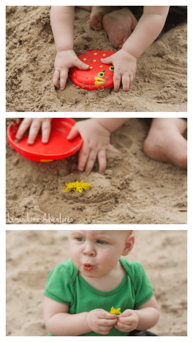 Sand Play with One Year Olds
