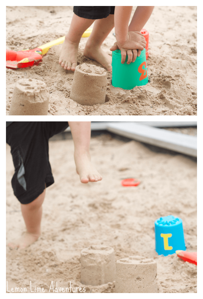 Stomp and Smash Sand Play Ideas