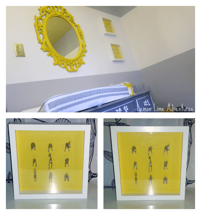 Yellow and Grey Nursery Decorations