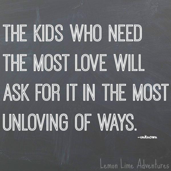 Kids Who Need Love Quote