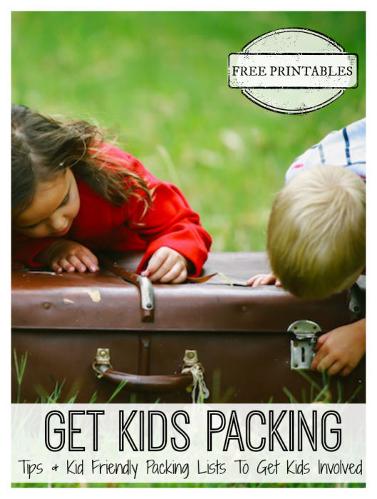 Travel with Kids Packing Lists for Kids