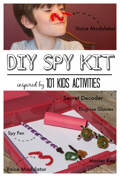 DIY Spy Kit 101 Kids Activities