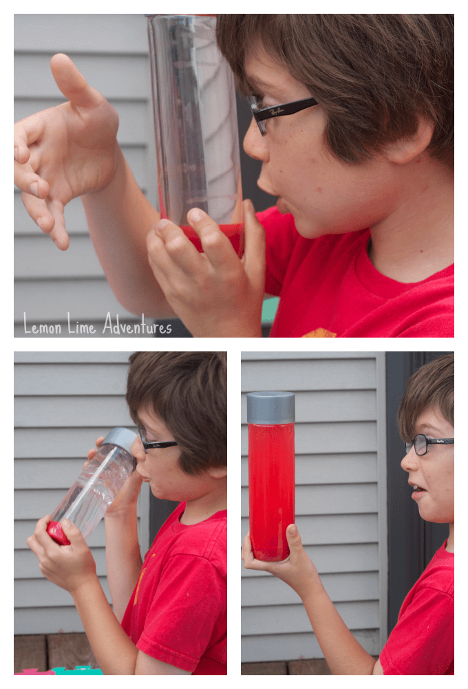 Sand and Water Sensory Bottle discovery