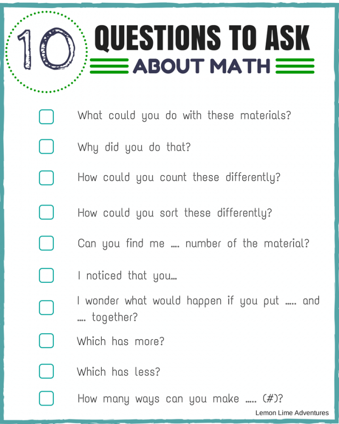 10 Questions About Math