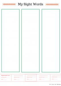 TOP Sight Word Lists {FREE PRINTABLES}