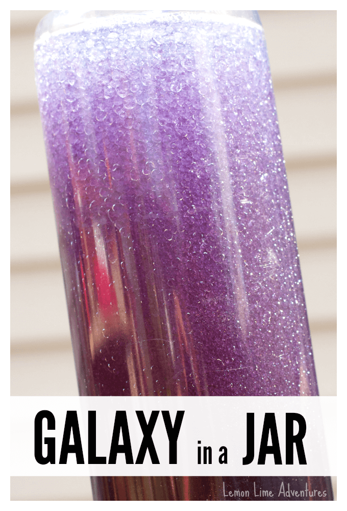 Galaxy in a Jar Sensory Bottle