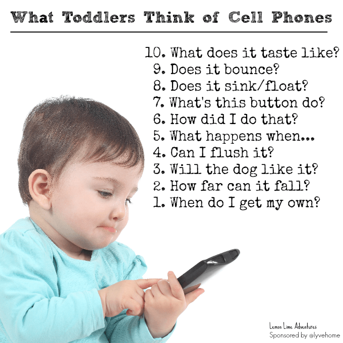 Toddlers and Cell phones