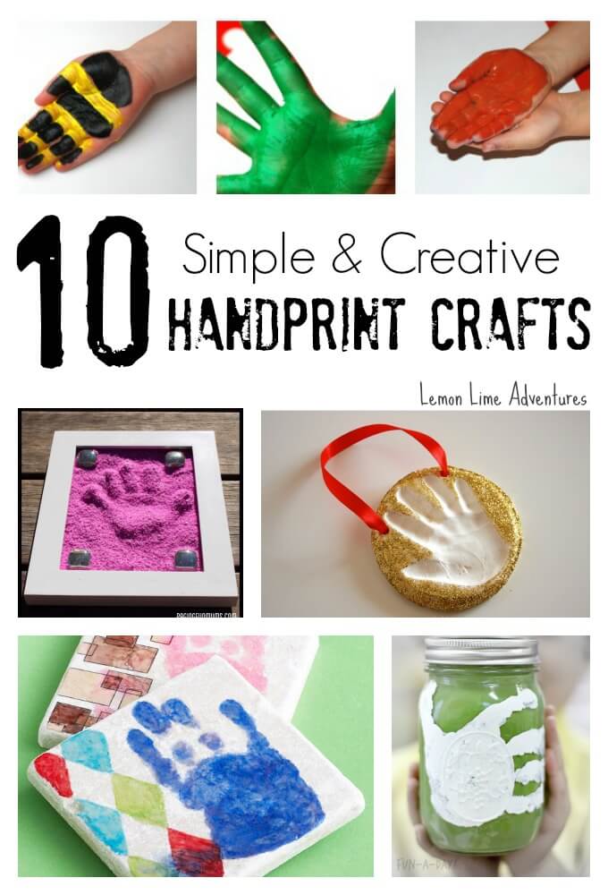 10 Simple Handprint Crafts