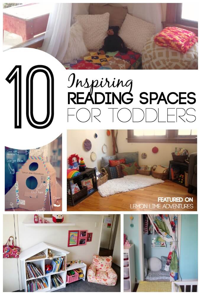 Inspiring Reading spaces for Toddlers