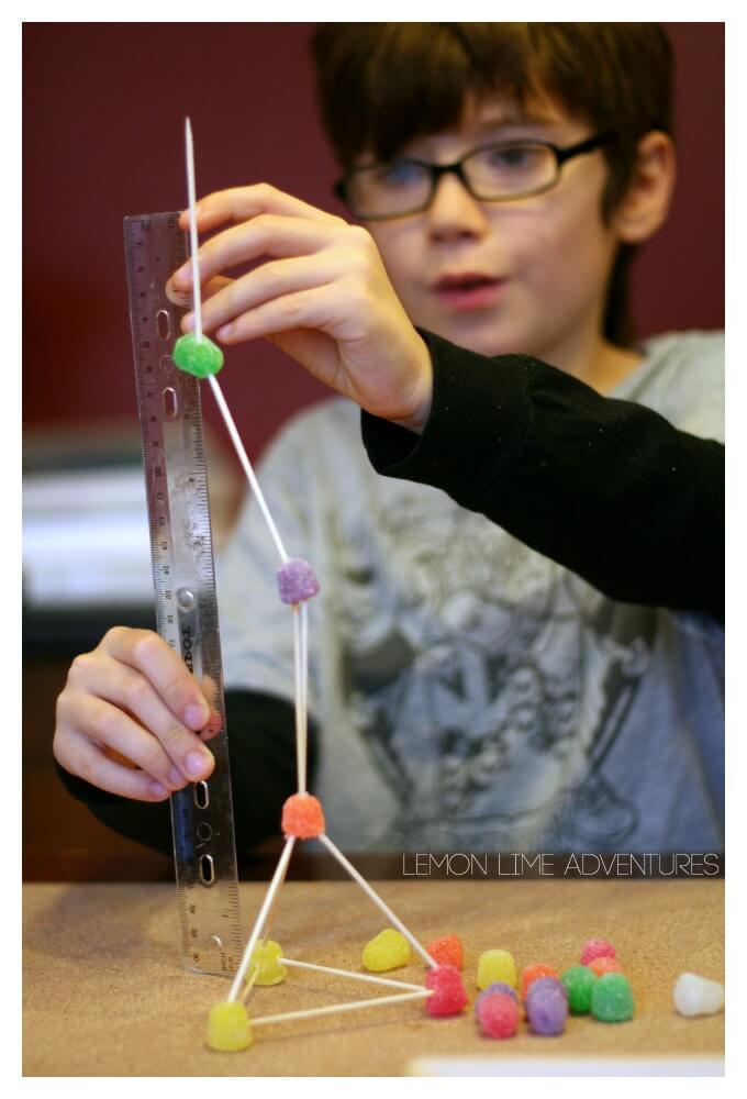Measuring Activity with Gumdrops and Toothpicks Engineering