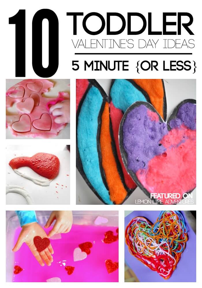 10 toddler valentine's day ideas