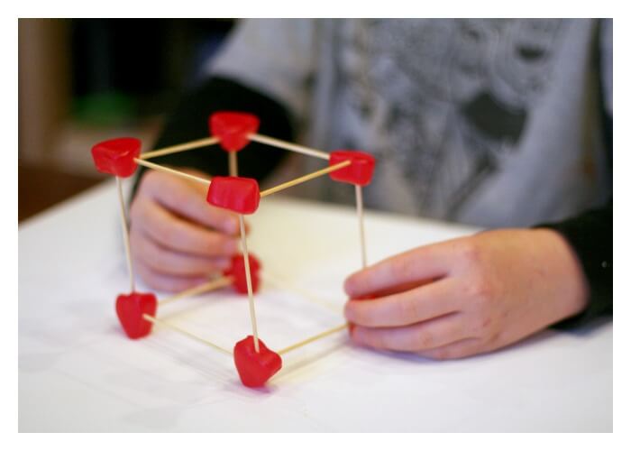 Building Structures with Candy hearts and Toothpicks
