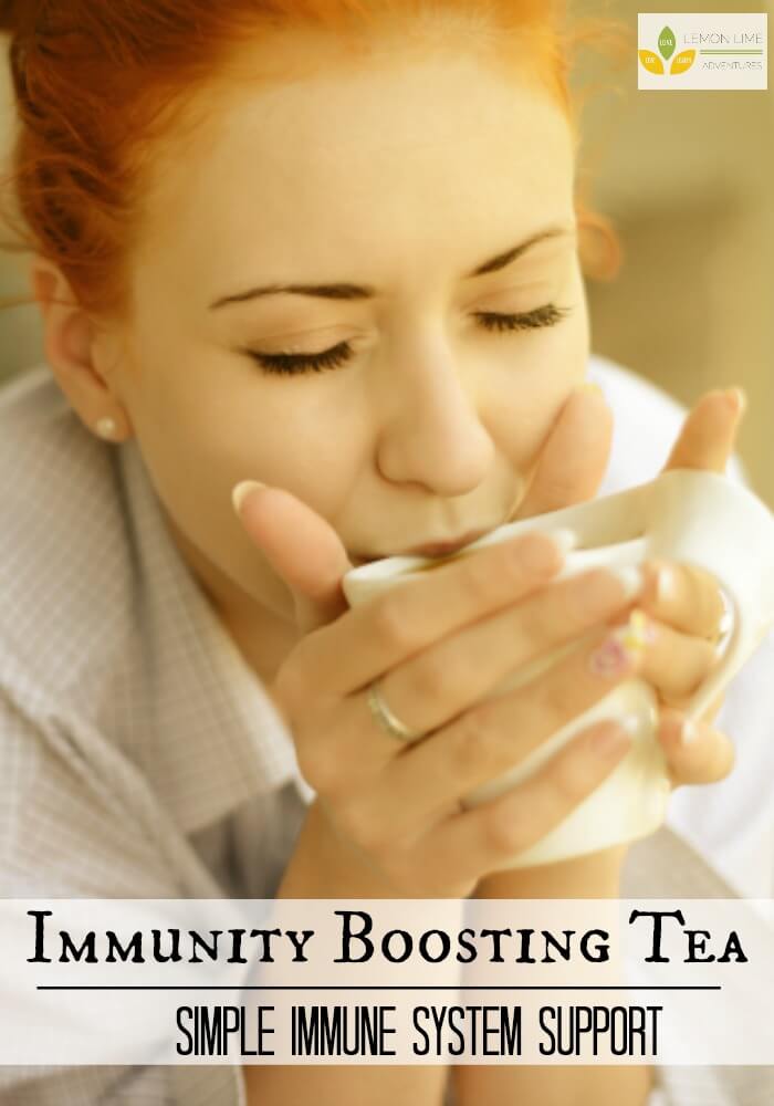 Immunity boosting Tea With Theives Essential Oil