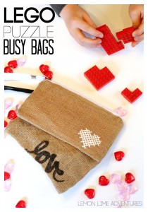 Lego Busy Bags with Puzzles