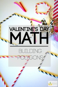Valentines Day Math Building Polygons