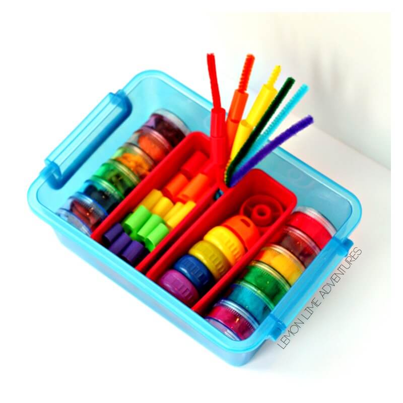 Toddler Rainbow Busy Box