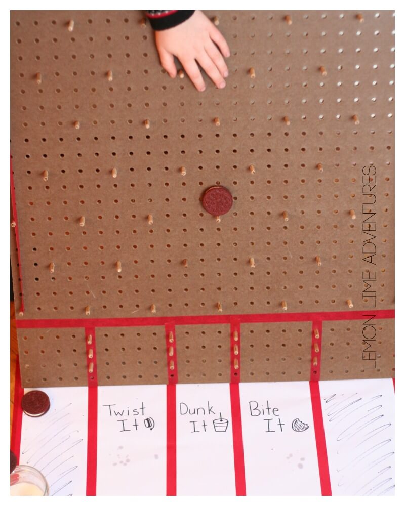 Play with Oreos and DIY Plinko Game Board