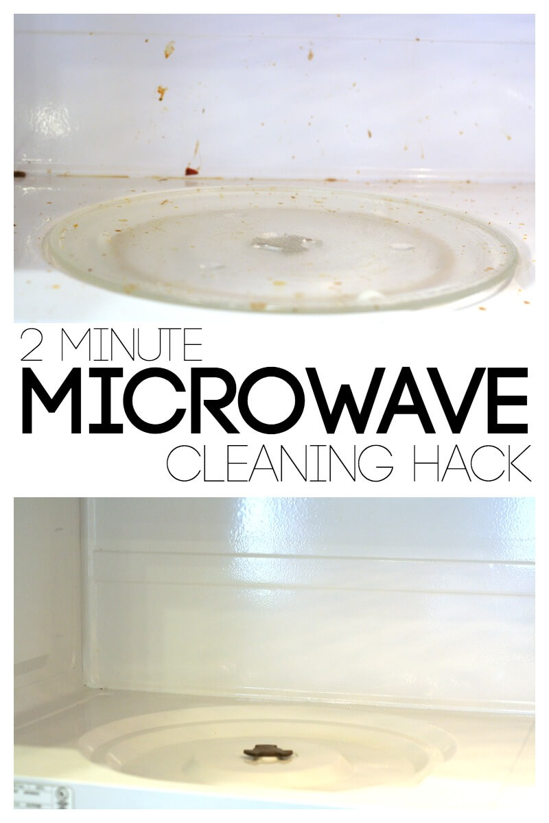 2 minute Microwave Cleaning Hack