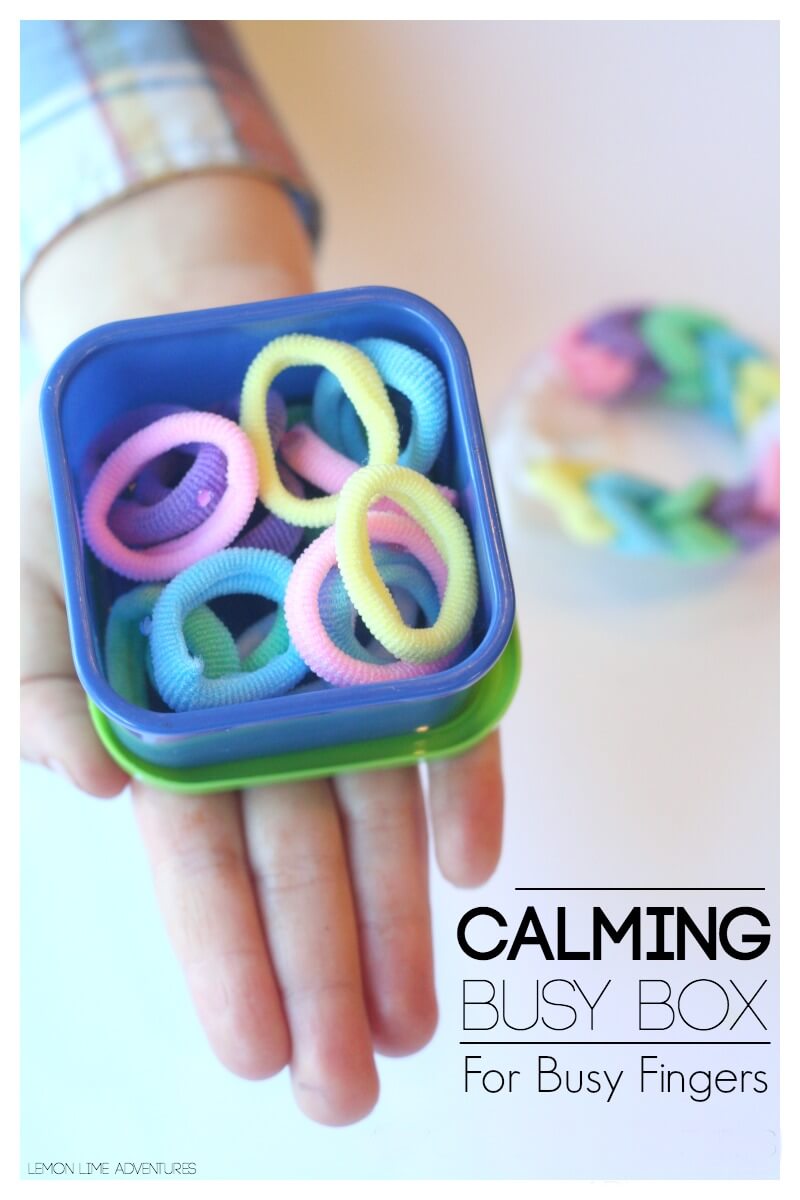 Calming Busy Box for Busy Fingers