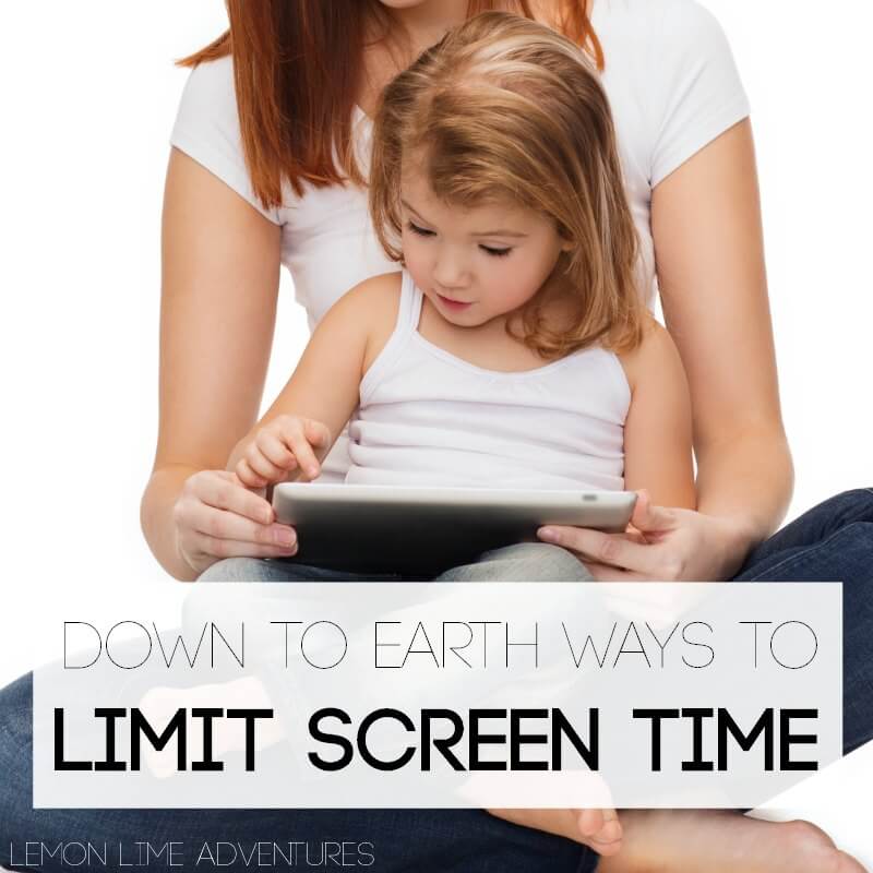 How to limit screen time for kids! Love these easy, yet practical ideas!