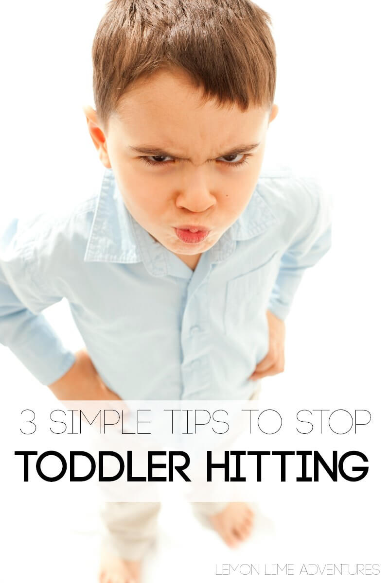 Really helpful tips for how to stop a toddler from hitting!