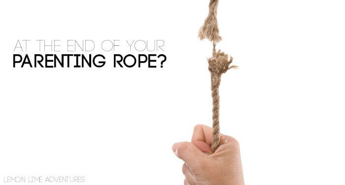 Parent Rope Surefire Tips for Survival When You're at the End of Your Parenting Rope
