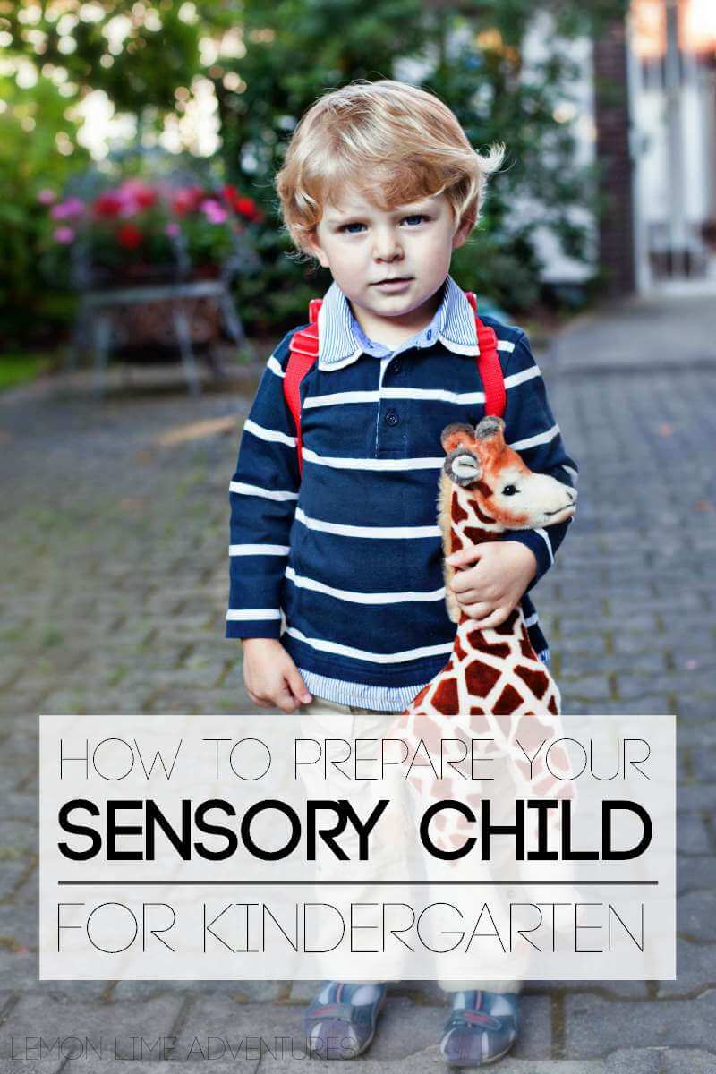 Do you have a sensory child going to kindergarten? These tips are perfect!