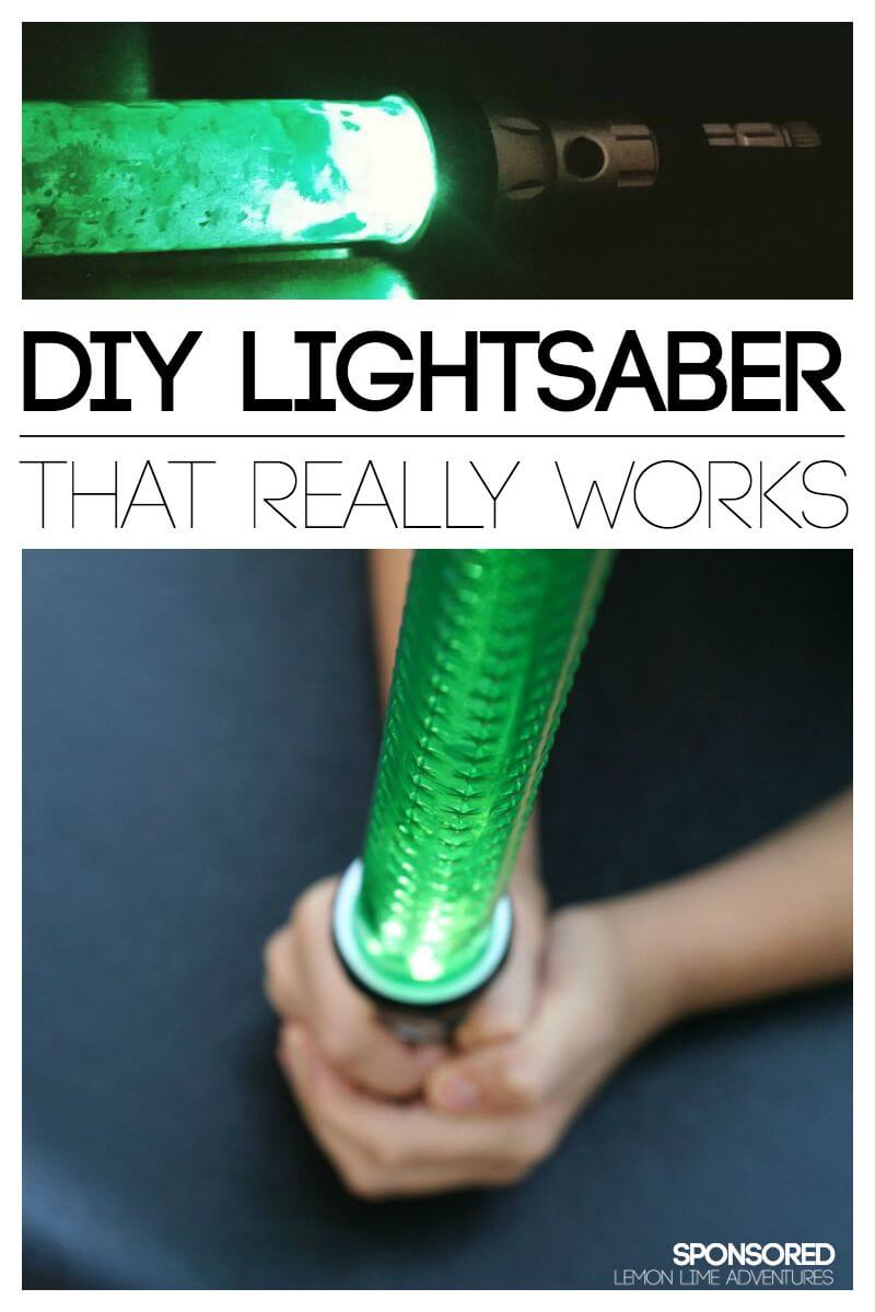 DIY Lightsaber that Really Works for Kids