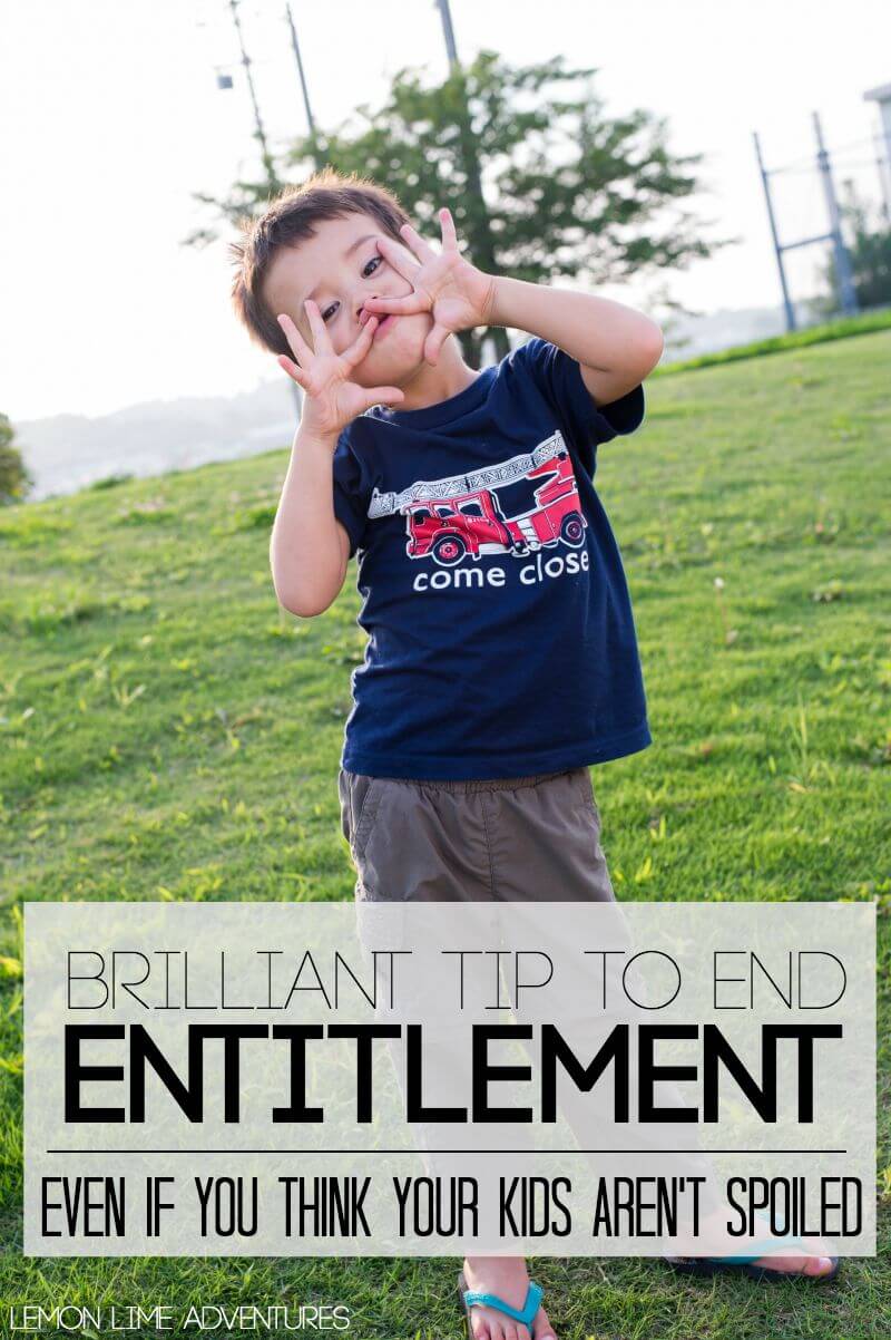 end entitlement in kids