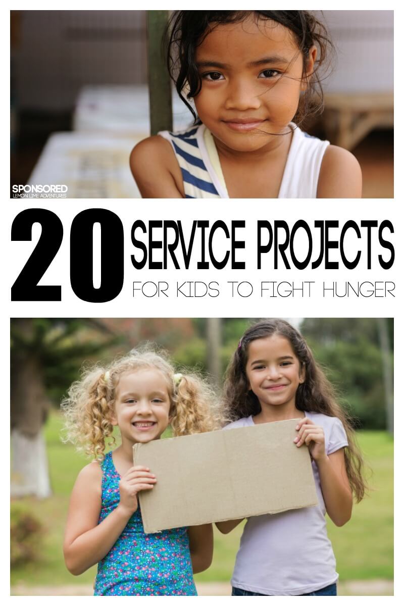 20 Service Project for Kids to Help Fight Hunger