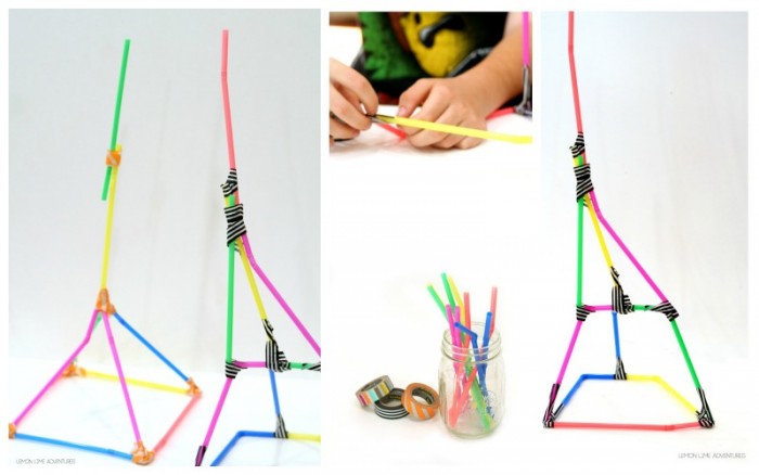 Tower Challenge with Straws
