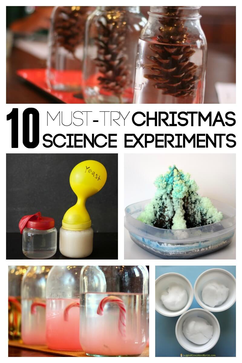 10 Must Try Christmas Science Experiments