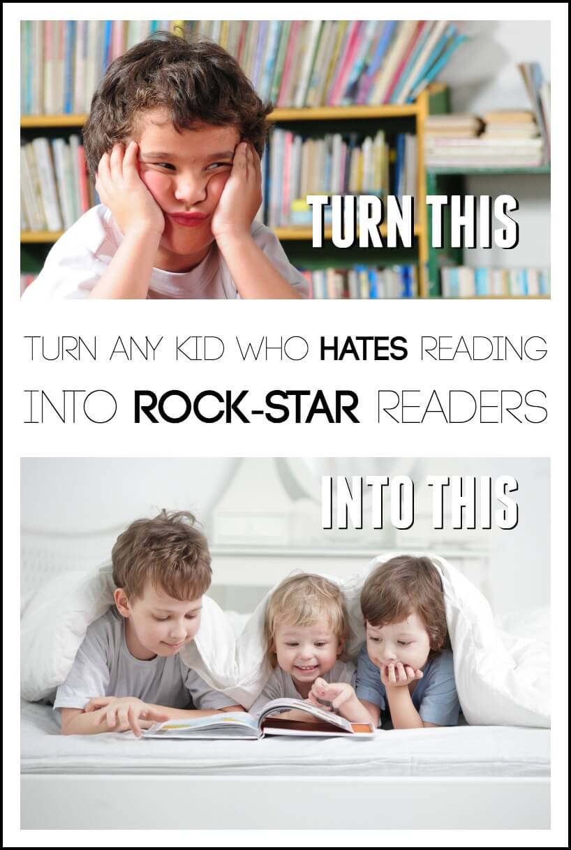 Turn Any Kid Who Hates Reading Into Rock Star Readers