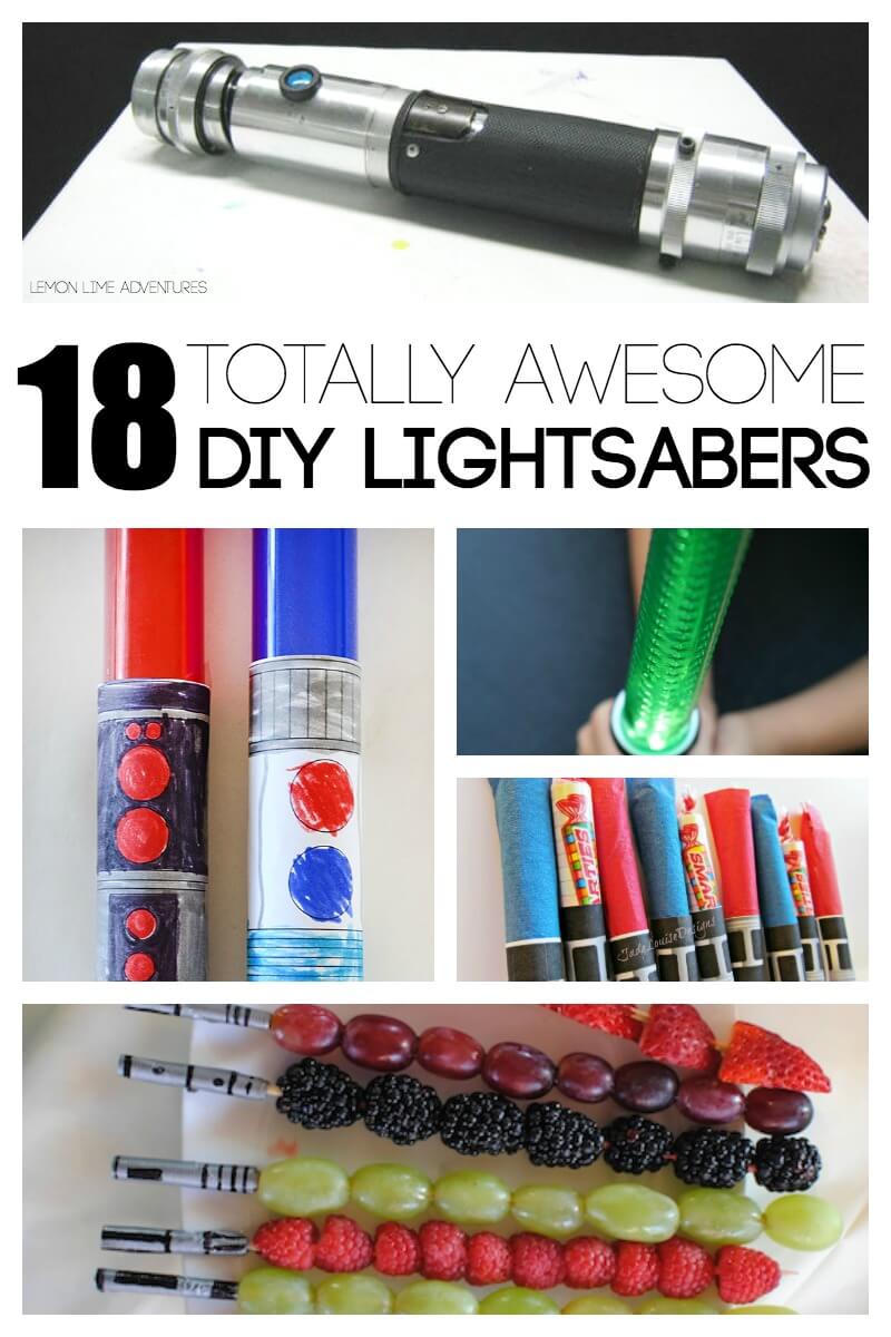 18 Totally Awesome DIY Lightsabers