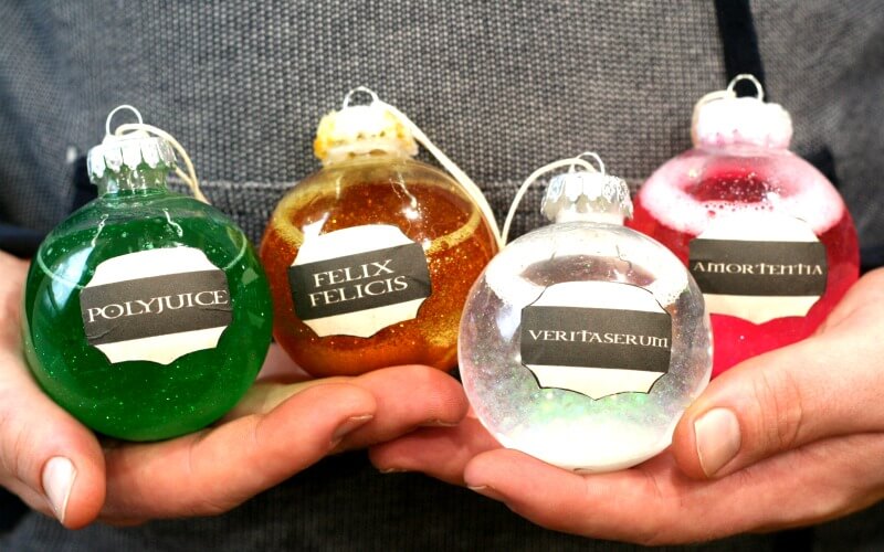 Harry Potter Potion Ornaments for Kids